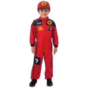Red Racing Suit Champion with Cap / Halloween costume